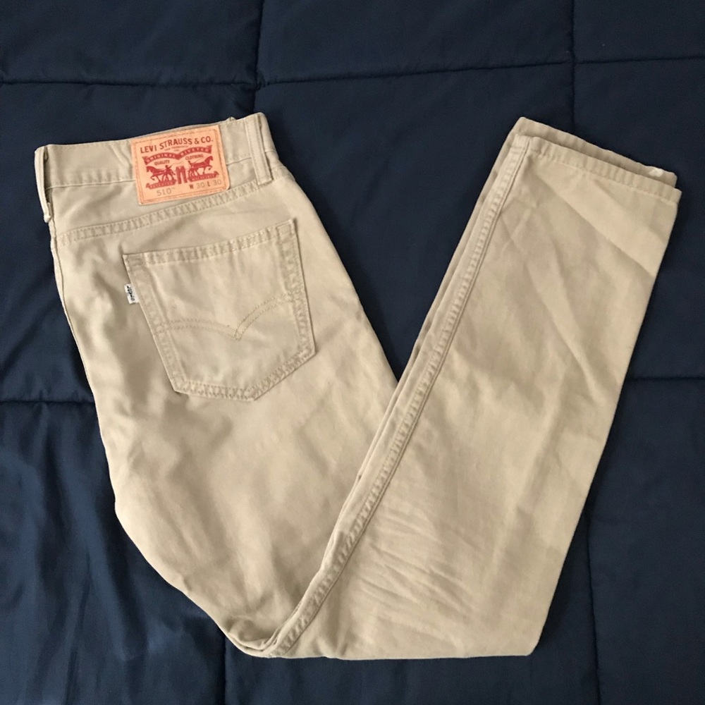 Levi’s 510 khaki skinny jeans